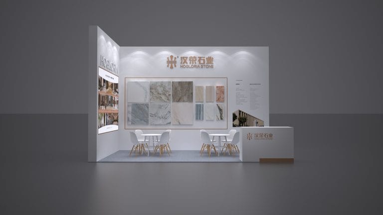 Jeddah Construct Hogloria Stone Booth rendering front