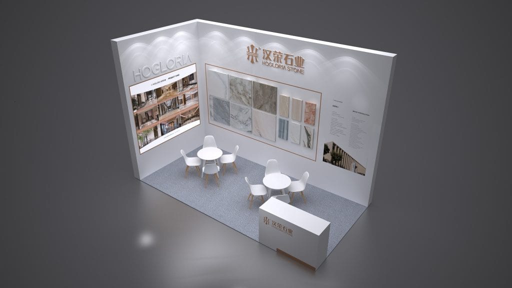 Jeddah Construct Hogloria Stone Booth rendering Overhead view