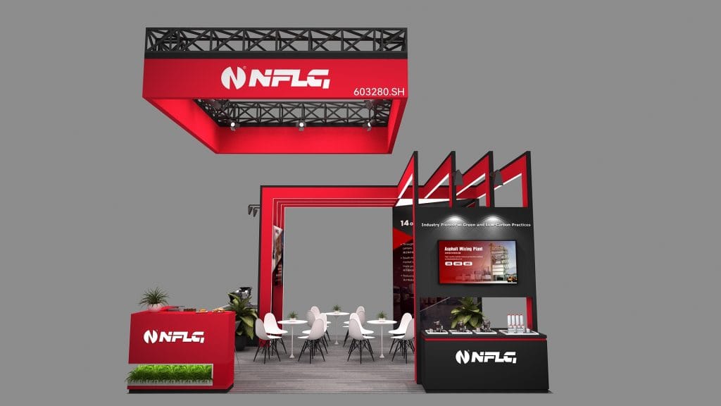 Thailand International Construction & Mining Technology Expo Booth Rendering 01