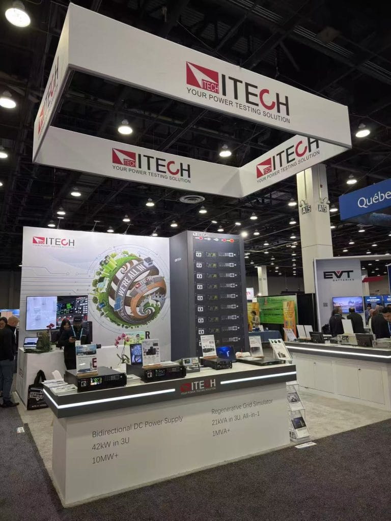 The Battery Show 2025 ITECH Booth live