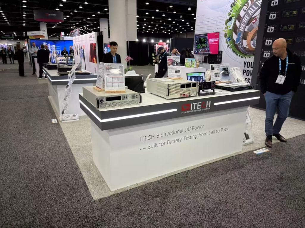 The Battery Show 2025 ITECH Booth close view