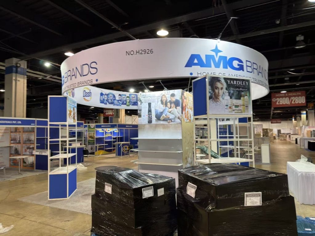 PLMA’s Annual Private Label Trade Show AMG Brands Booth live