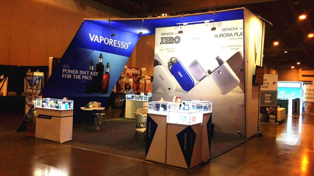Tobacco Plus Expo (TPE) Vaporesso Booth