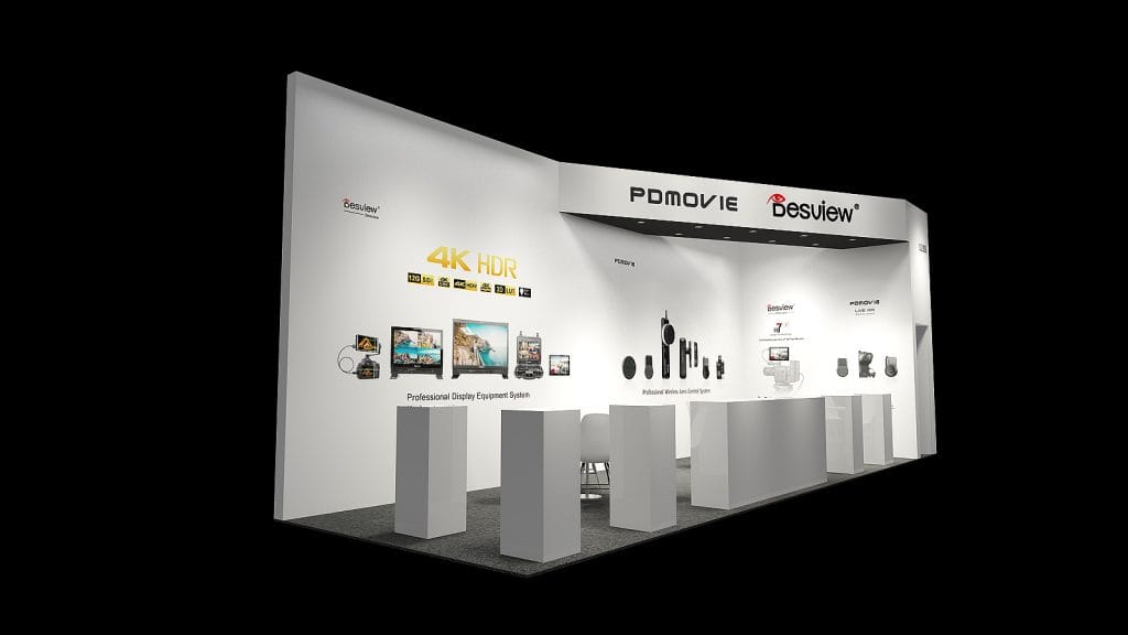 International Broadcasting Convention (IBC) PDMOVIE Booth Rendering