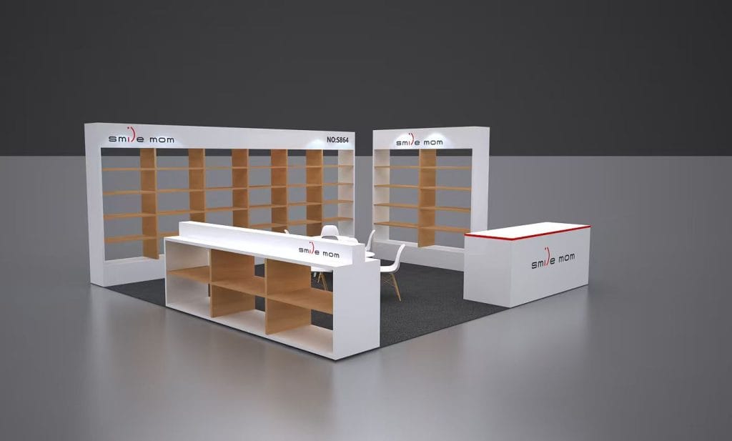 The Inspired Home Show Smile mon Booth rendering
