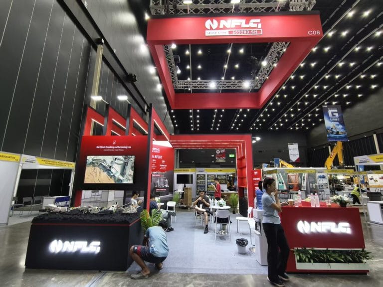 Thailand International Construction & Mining Technology Expo Booth live front