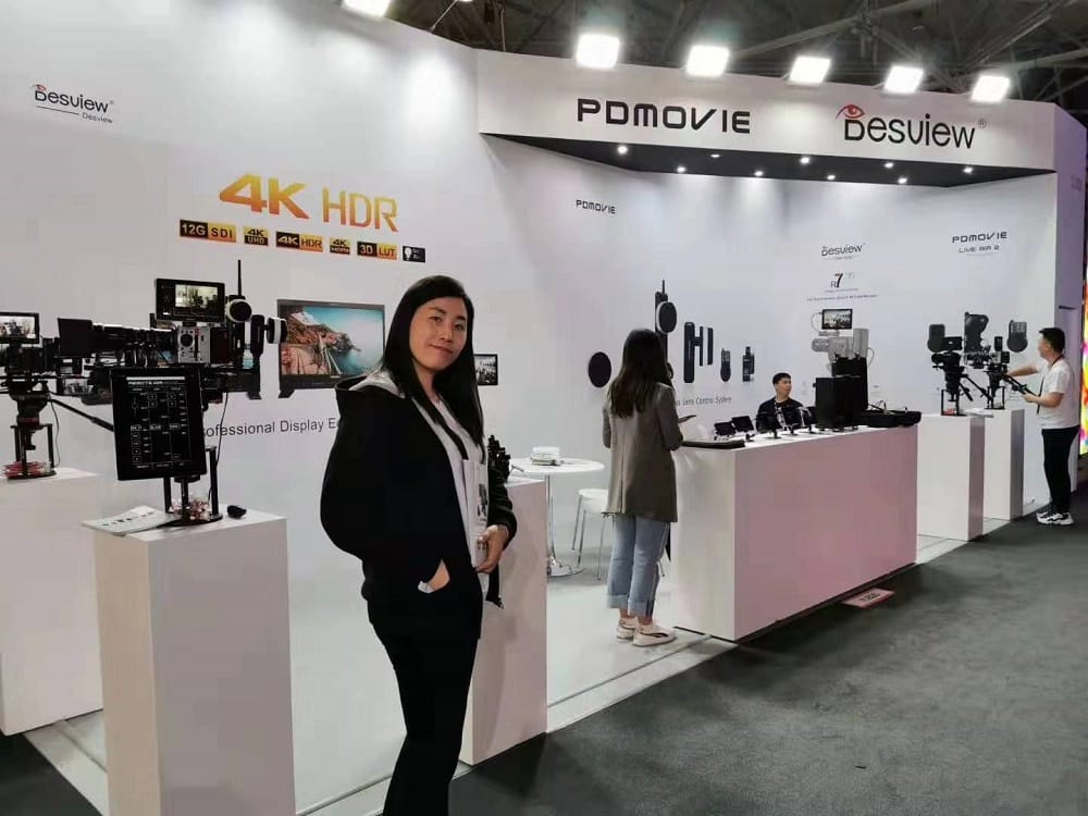 International Broadcasting Convention (IBC) PDMOVIE Booth left view