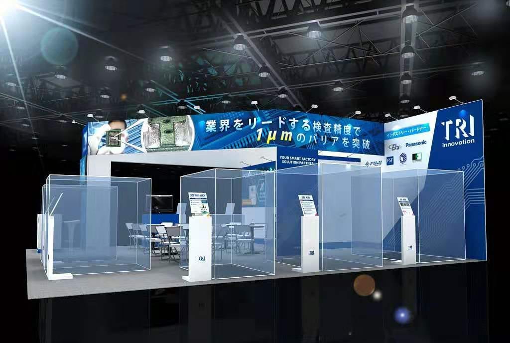 Peninsula Body Expo TRI Innovation Japan Booth rendering right low view