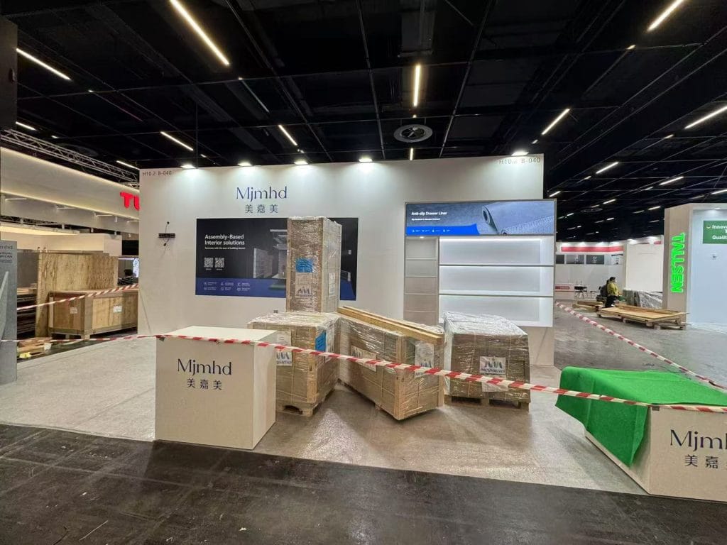 INTERZUM Mjmhd booth on-site