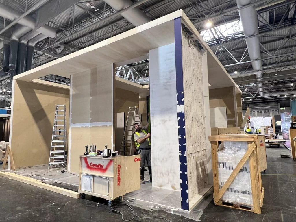 kbb Birmingham International Kitchen, Bedroom & Bathroom Exhibition O.CEAN Booth on-site back