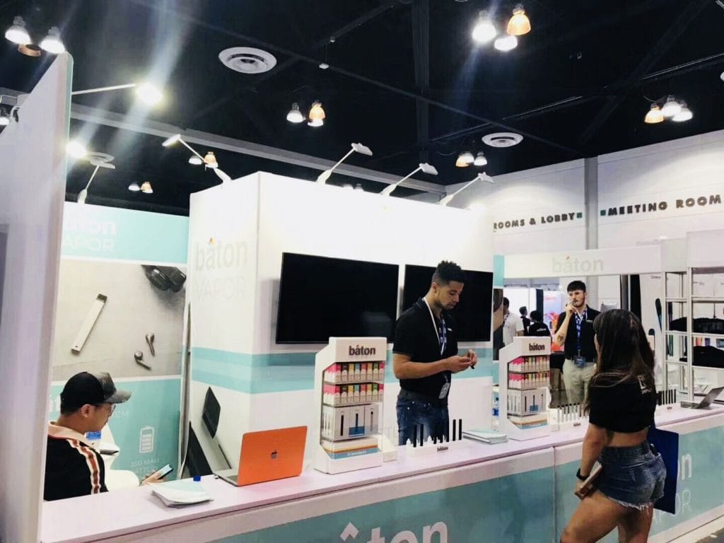 CES Baton Vapor Booth