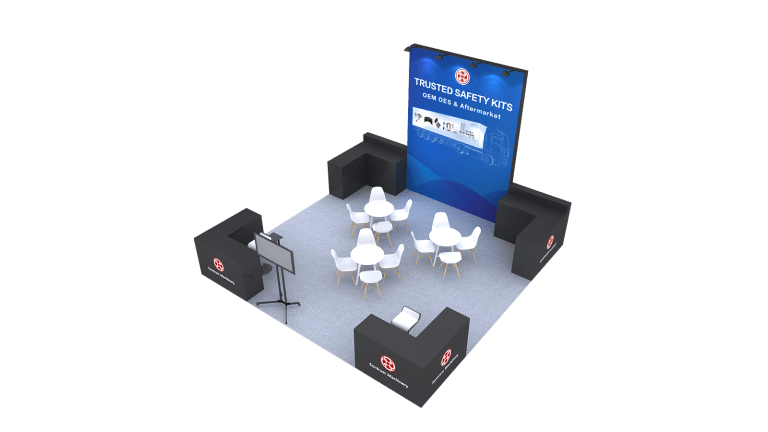 Automotive Aftermarket Products Expo (AAPEX) Suntrust machinery Booth rendering