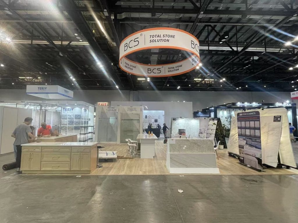 Coverings BCS Total stone solutions Booth front view live