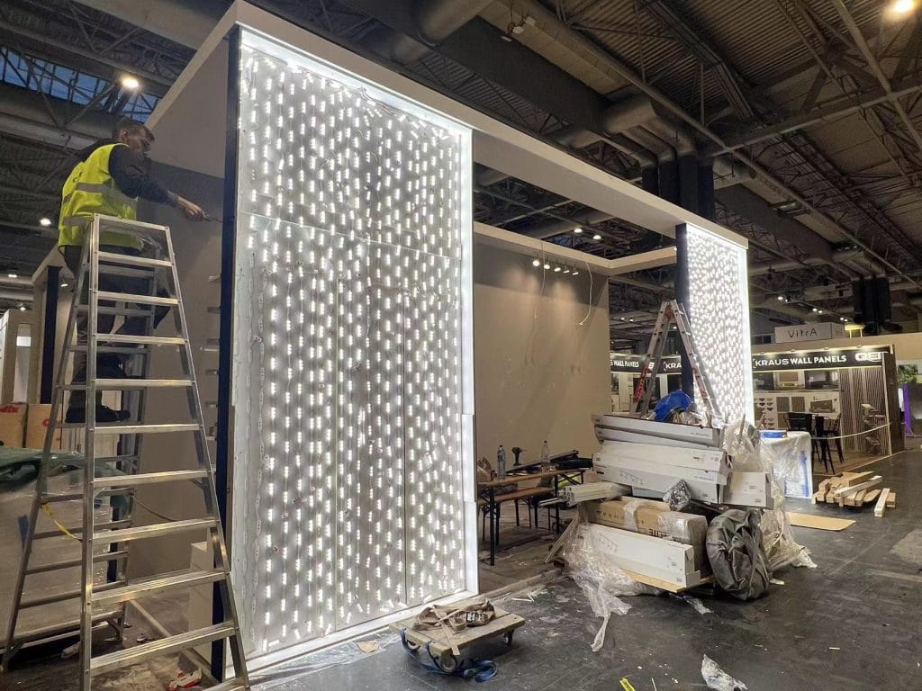 kbb Birmingham International Kitchen, Bedroom & Bathroom Exhibition O.CEAN Booth on-site