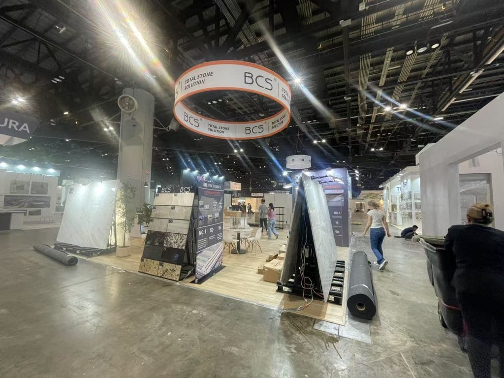 Coverings BCS Total stone solutions Booth live