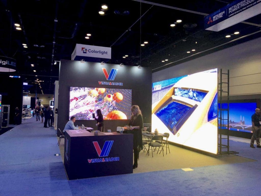 InfoComm VisualLeader booth front
