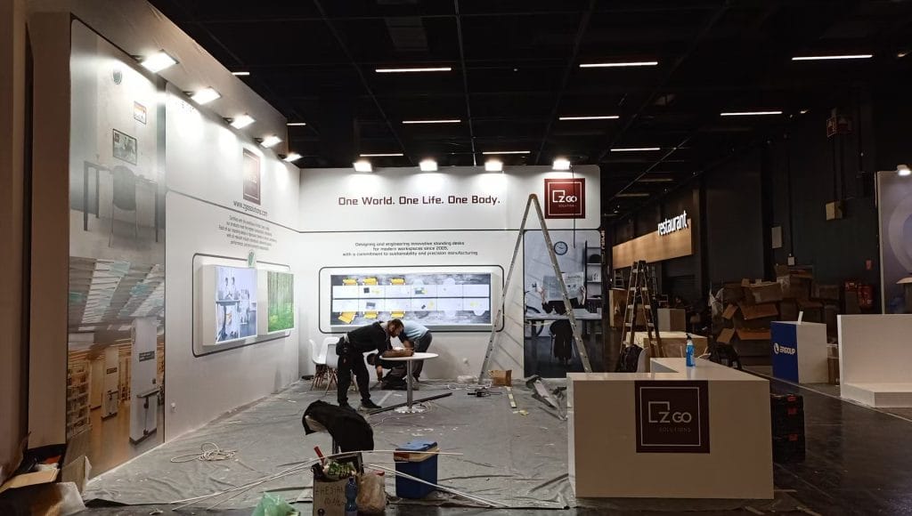 ORGATEC Zgo Solution Booth on-site