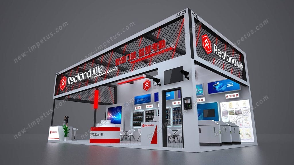 REALAND BOOTH RENDERING RIGHT VIEW