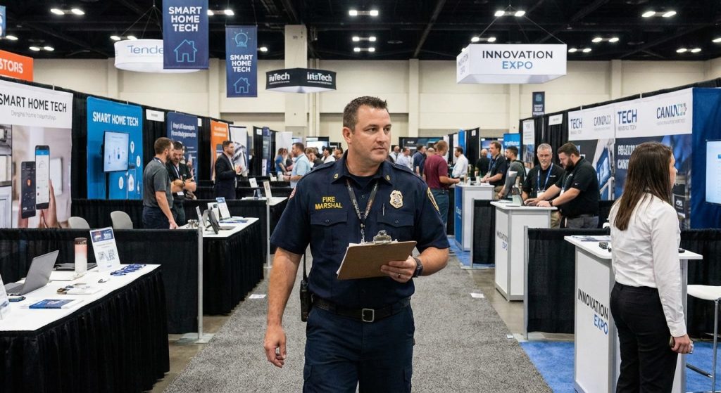 Trade Show Fire Marshals, AI IMAGE