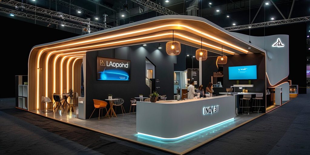 interactive trade show booth